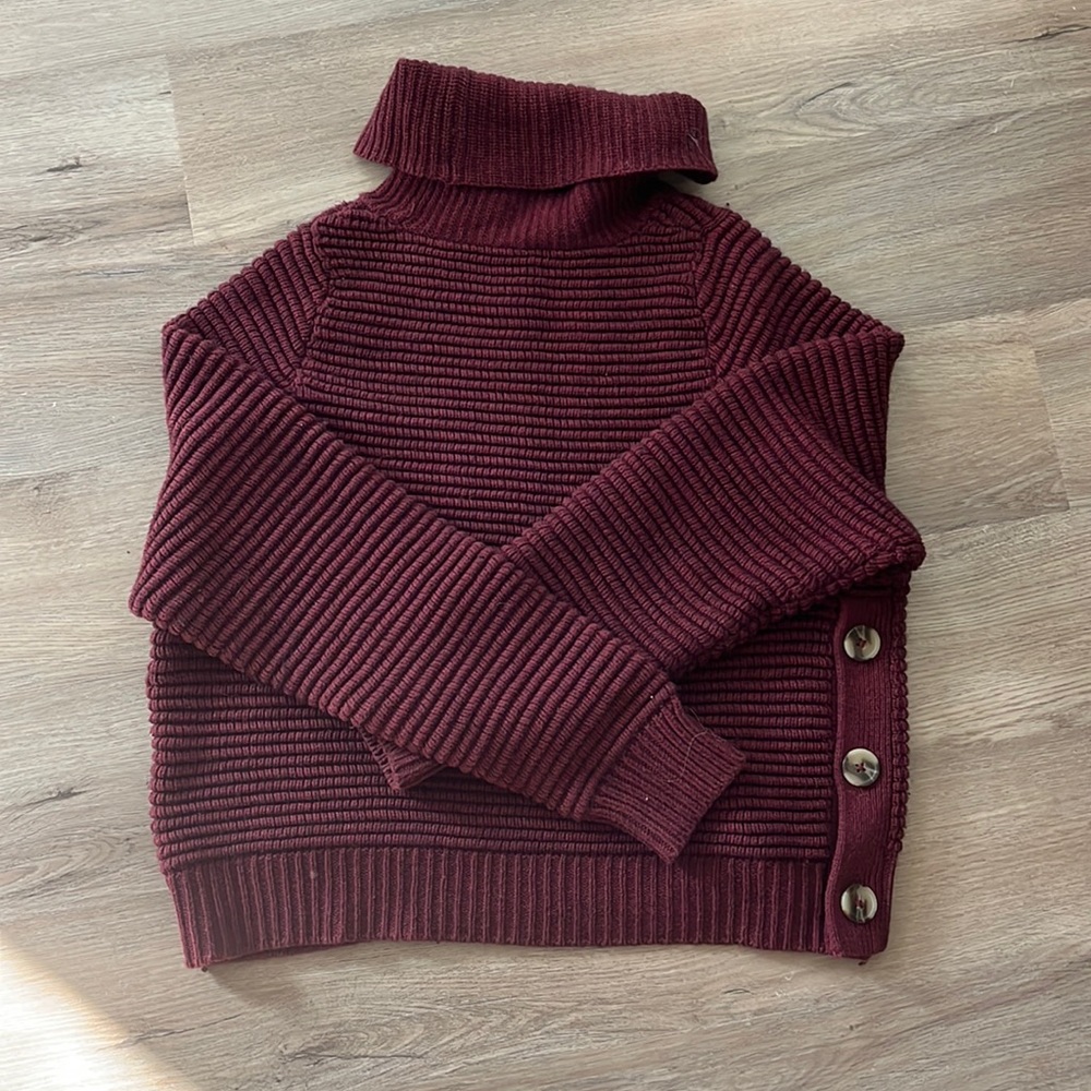 Madewell burgundy sweater